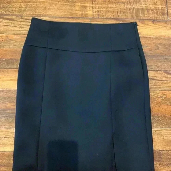 MASSIMO DUTTI BLACK NYLON SKIRT SMALL - Picture 7 of 7